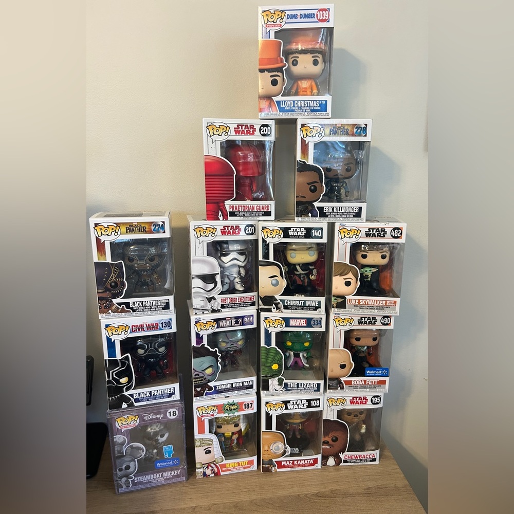 Funko Pop Vinyl Figure Collection of 15 - NIB
